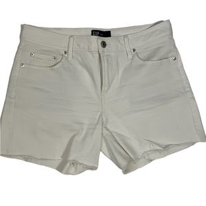 Gap Denim Womens Shorts White 5" Short Stretch